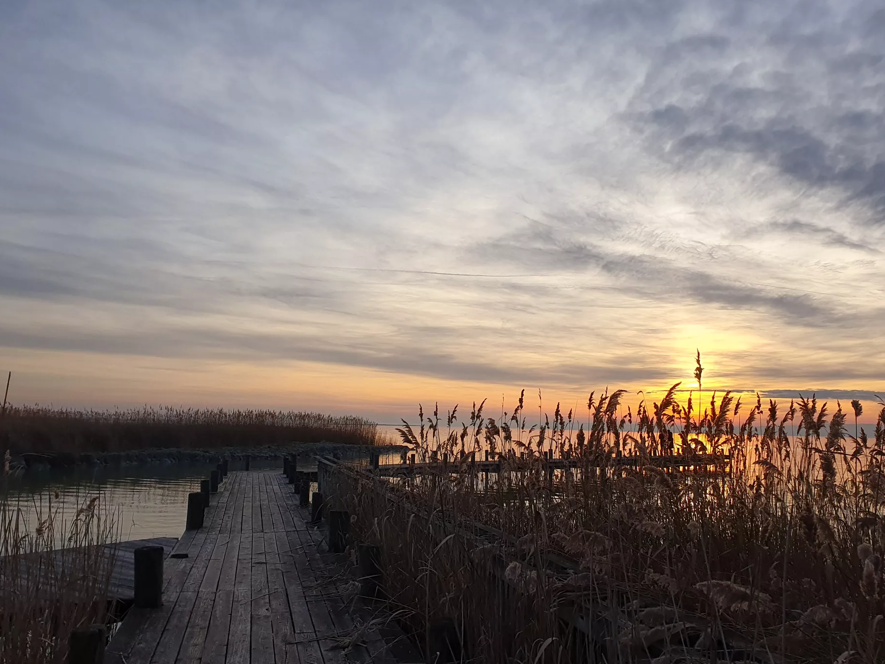 Sonnenuntergang am Neusiedlersee